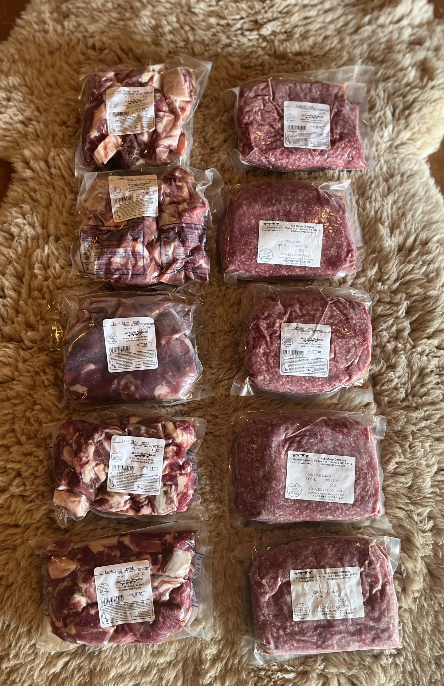 Ground Lamb & Stew Meat Stock Up Box