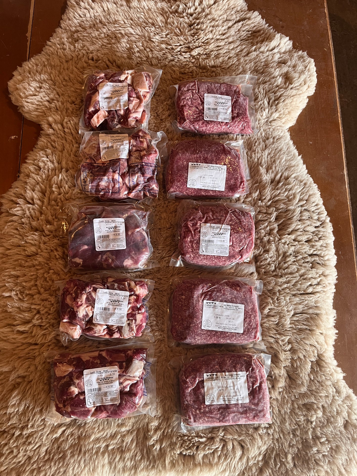 Ground Lamb & Stew Meat Stock Up Box