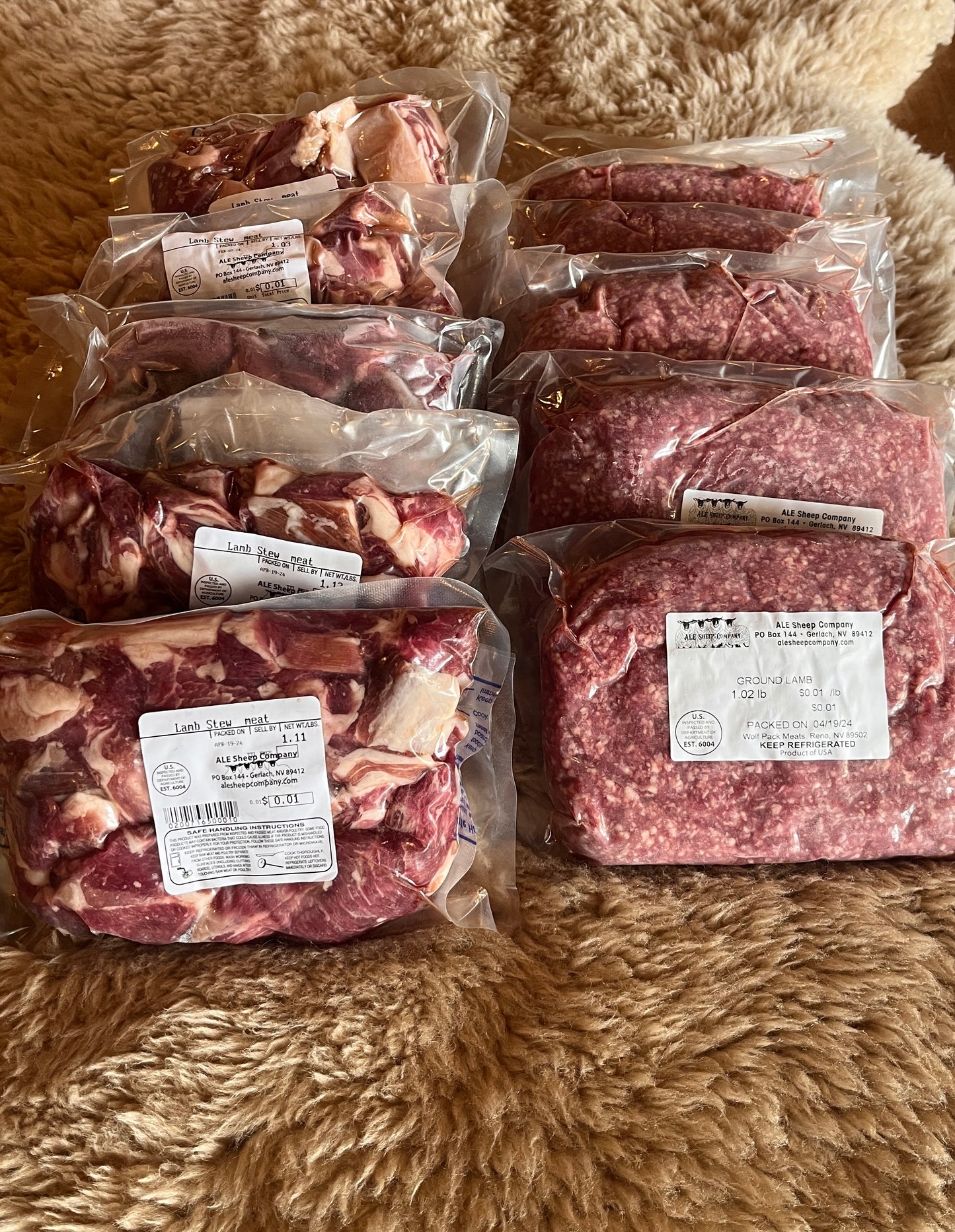 Ground Lamb & Stew Meat Stock Up Box